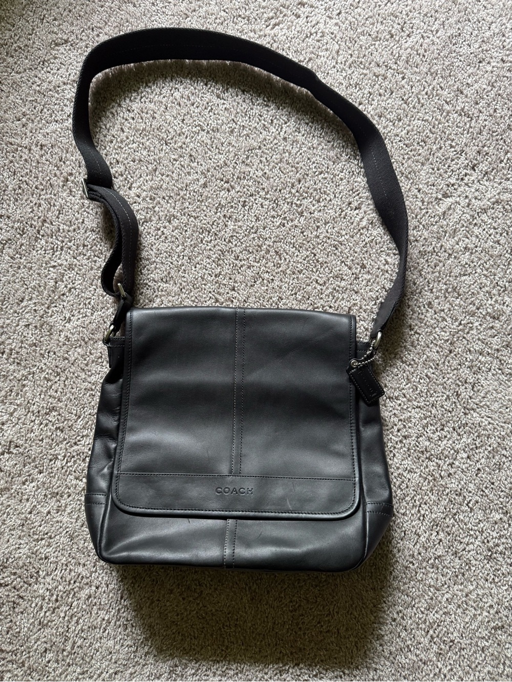Coach Lexington Map Messenger Bag